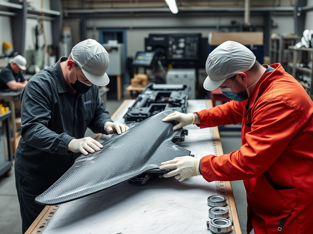 Karbon fiber kompozit IHA üretim